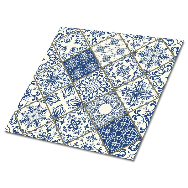 PVC plattor Portugisiska blå mönster