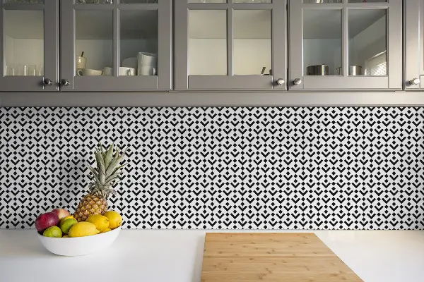 PVC plattor Geometrisk abstraktion