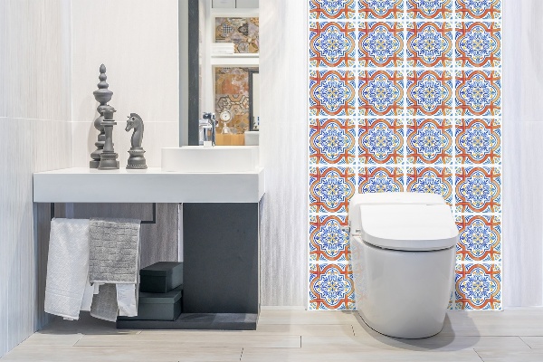 Självhäftande väggpanel Azulejos grafik