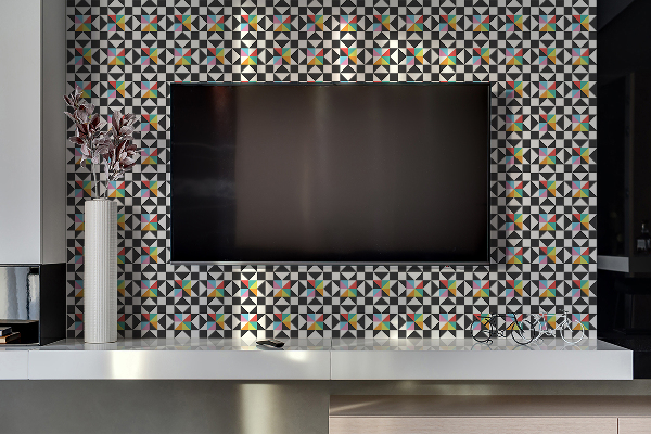 Självhäftande väggpanel Geometriskt mönster
