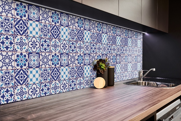 Självhäftande väggpanel Azulejos mönster