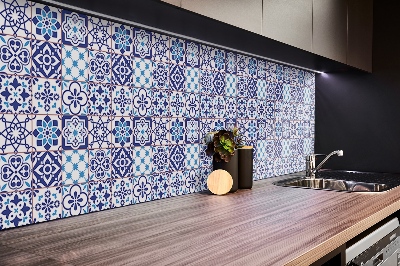 Självhäftande väggpanel Azulejos mönster