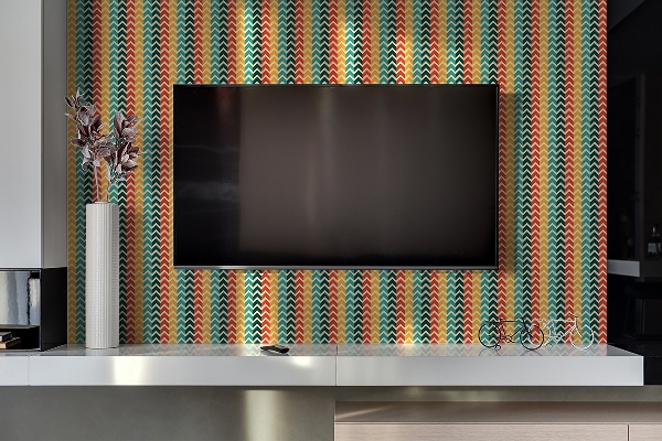 Självhäftande väggpanel Retro