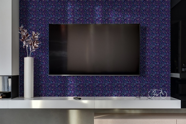 Självhäftande väggpanel Paisley mönster