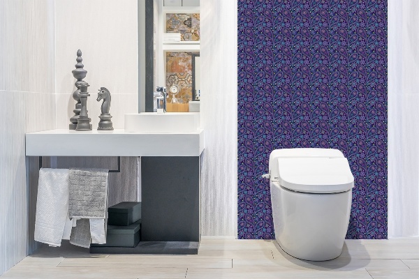 Självhäftande väggpanel Paisley mönster