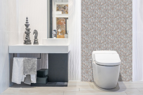 Självhäftande väggpanel Östra blommönster