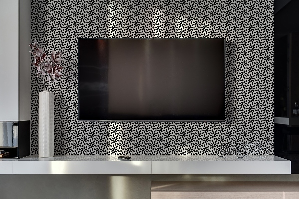 Självhäftande väggpanel Blommönster