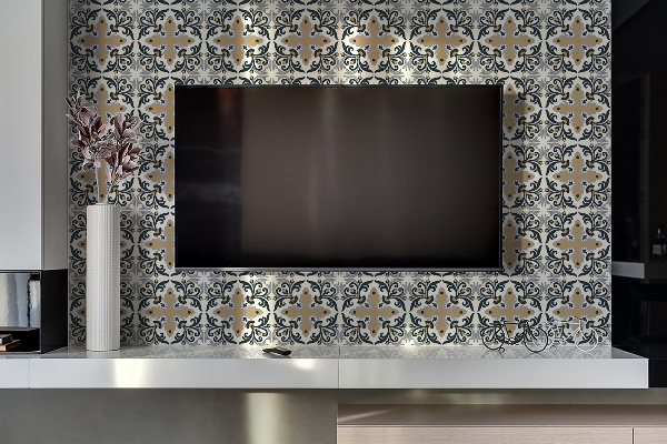 Väggpanel Grönsaksmönster
