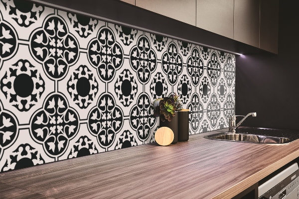 Väggpanel Blommig prydnad
