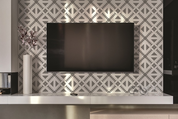Väggpanel Torg och trianglar