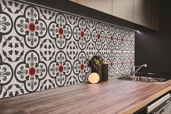 Väggpanel Blommor och kungliga motiv