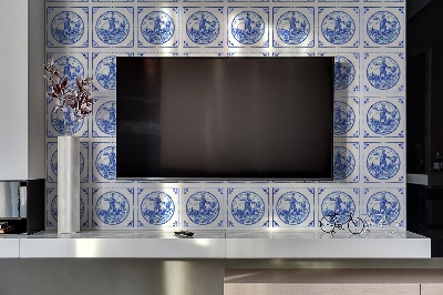 Väggpanel Azulejos stil väderkvarn