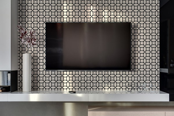 Panel på väggen Geometriska hjul