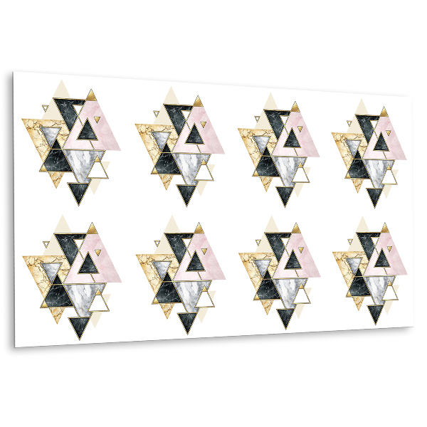Panel på väggen Geometrisk triangelgolvpanel