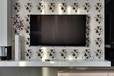 Panel på väggen Geometrisk triangelgolvpanel
