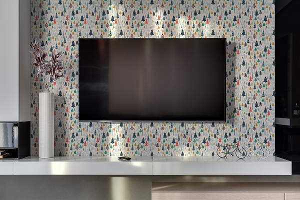 Självhäftande väggpanel Golvträd