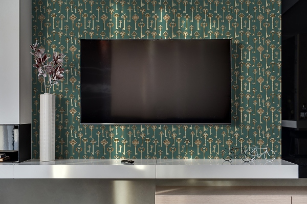Självhäftande väggpanel Tangenter