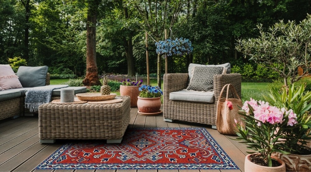 Hur ordnar man en terrass framför huset?