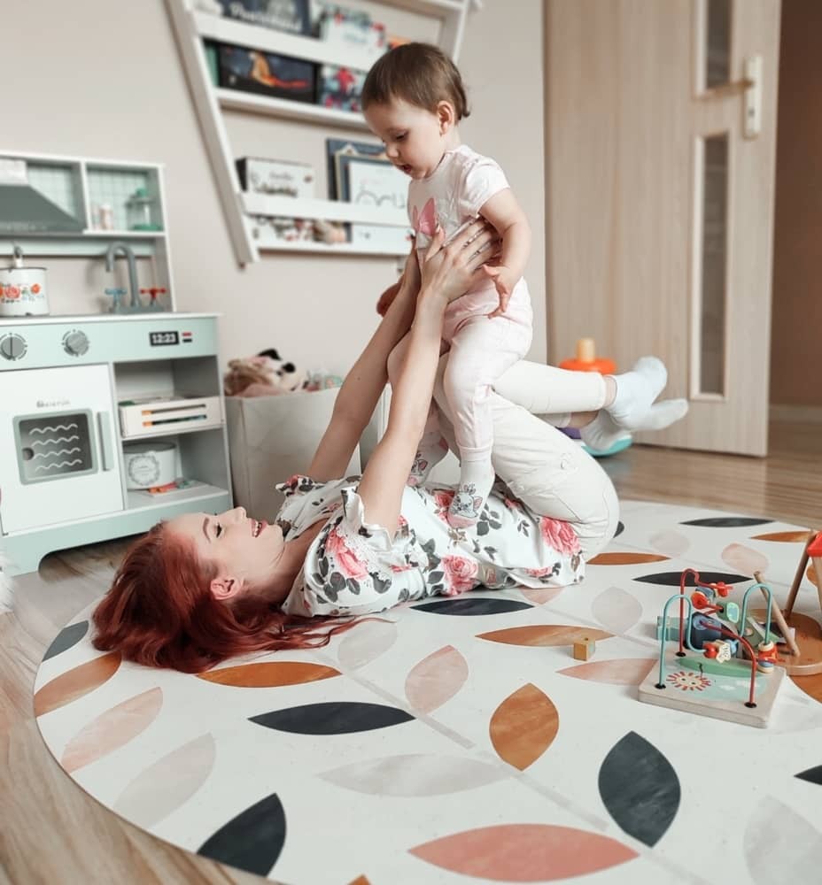 boho matta för ett barnrum