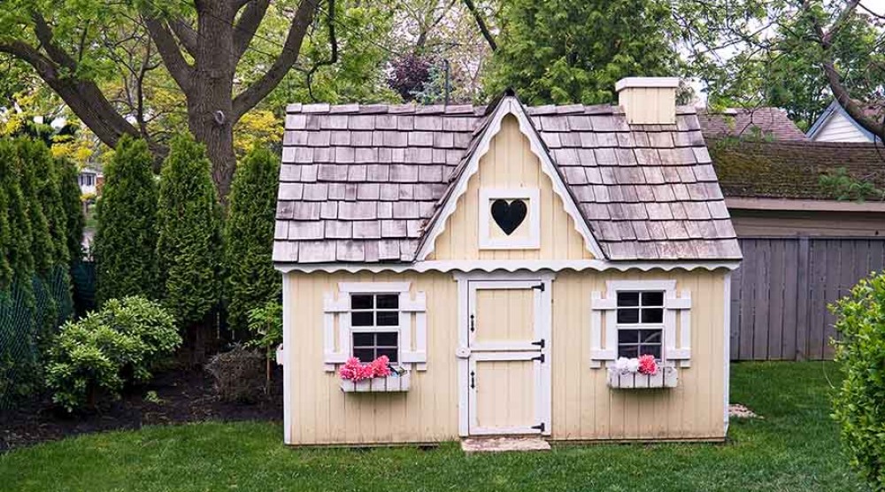 interiörer av trädgårdshus för barn