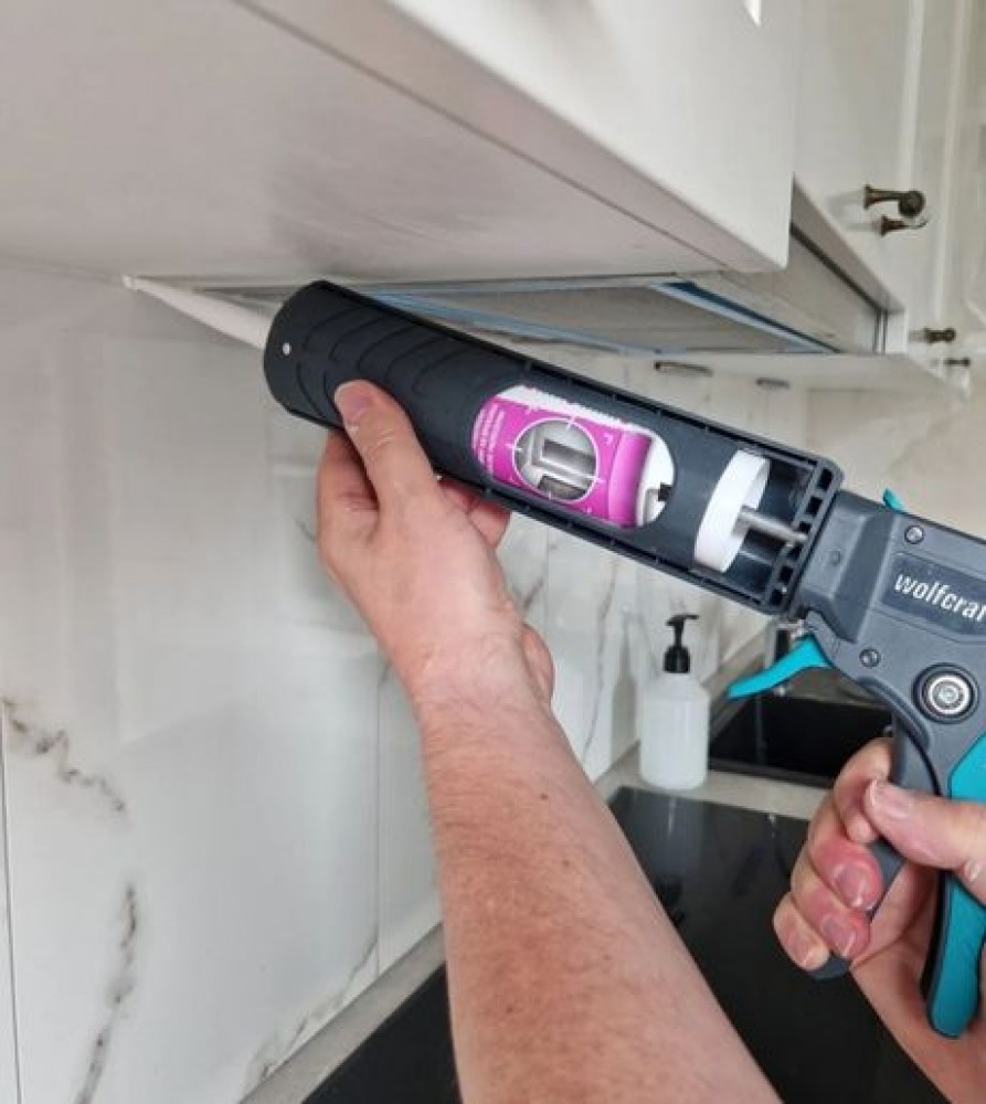 Montering av självhäftande vinylplattor